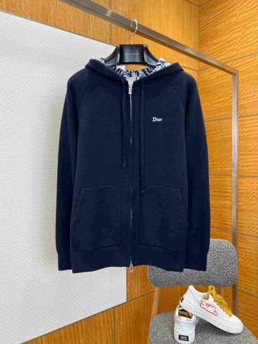 1:1 quality version Letter Embroidery Heavyweight Cotton Zip Up Hoodie 2 colors 29106632