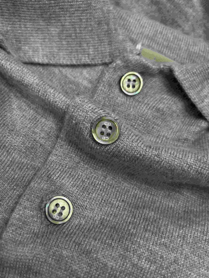 1:1 quality versionDior Letter Embroidery Knit Short Sleeve Polo Shirt 29106842