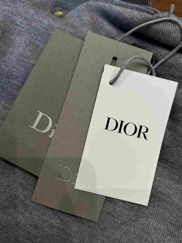 1:1 quality versionDior Letter Embroidery Knit Short Sleeve Polo Shirt 29106842