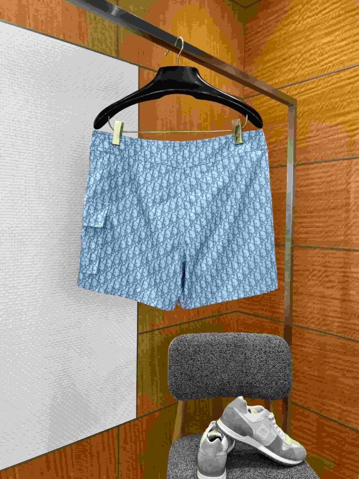 1:1 quality version All Over Monogram Print Drawstring Lightweight Quick Dry Casual Shorts 2 colors 29106742