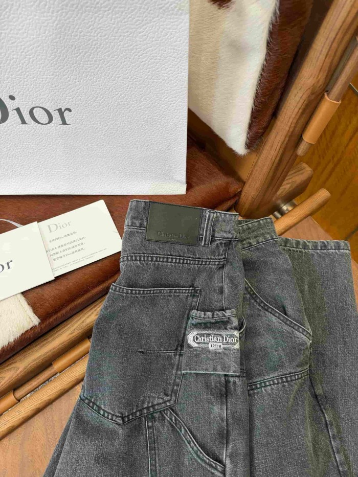 1:1 quality version Cotton Twill Charcoal Wash Workwear Denim Jacket & Jeans Set 29106717