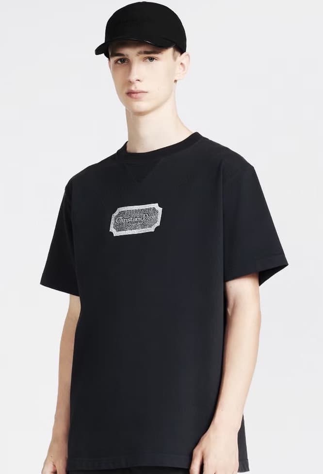 1:1 quality version Luxury Feel Embroidered Combed Cotton Daily T-Shirt 4 colors 29106520