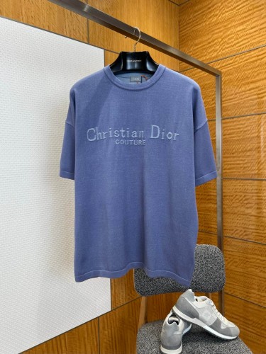 1:1 quality version Embossed Letter Knit Casual T-Shirt 29106673
