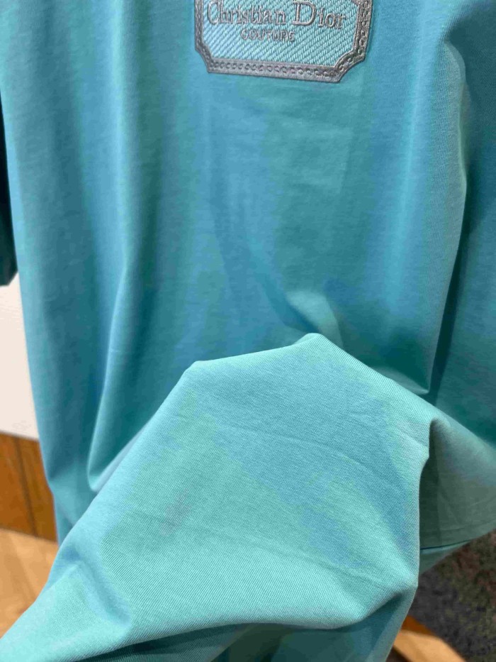 1:1 quality version Luxury Feel Embroidered Combed Cotton Daily T-Shirt 4 colors 29106520