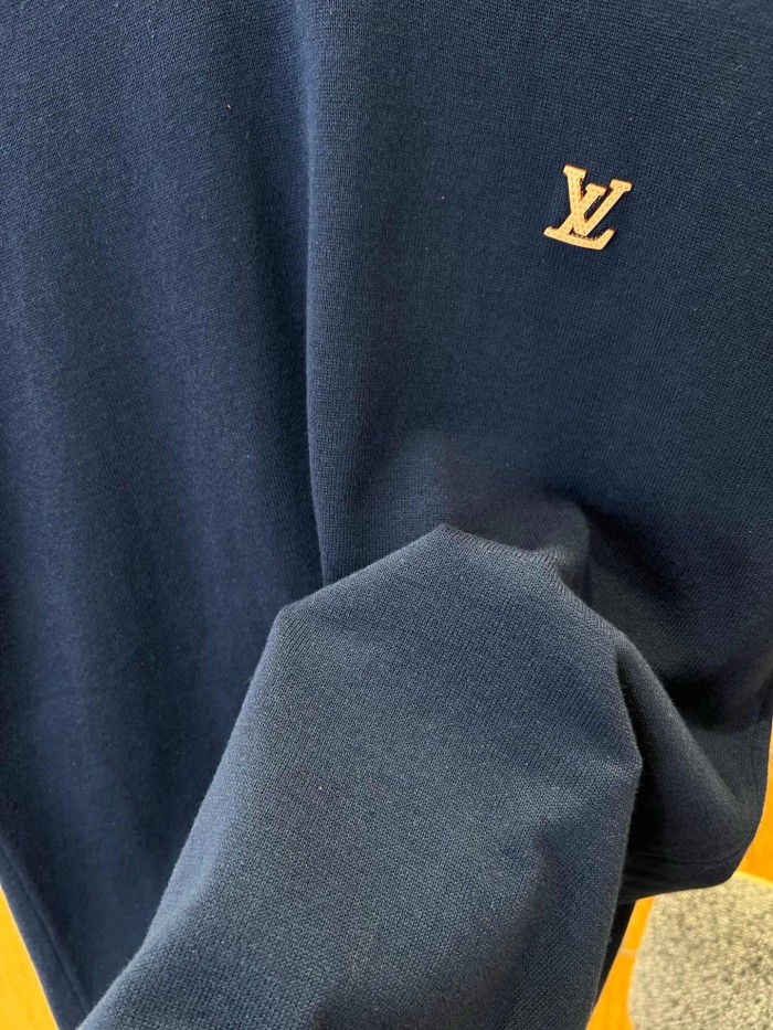 1:1 quality version Classic Embroidered Logo Knit T-Shirt 4 colors 29107800