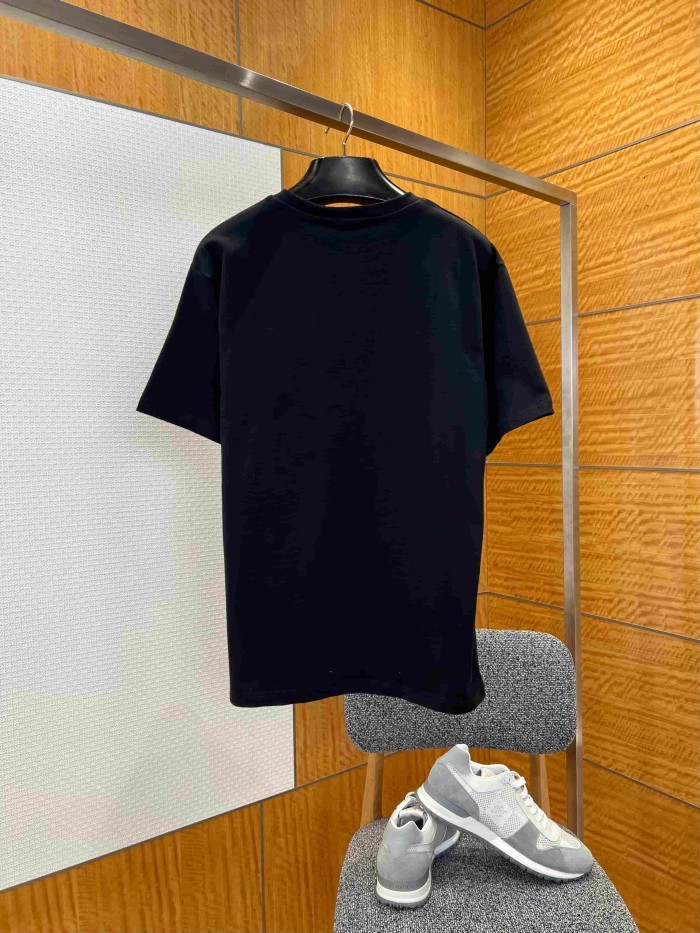 1:1 quality version Combed Cotton Classic CD Logo Embroidered T-Shirt 2 colors 29107531