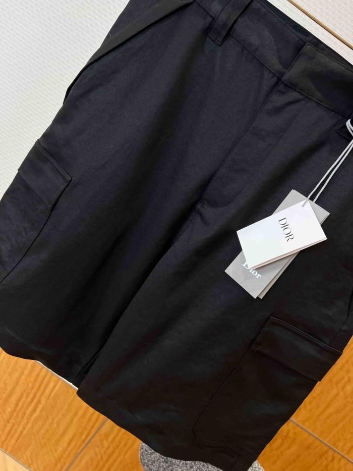 1:1 quality version Letter Embroidered Cargo Casual Straight-Fit Five-Point Shorts 2 colors 29107462
