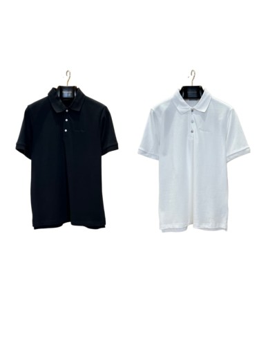 1:1 quality version Pique Cotton Logo Embroidered Short Sleeve Polo Shirt 2 colors 29107518