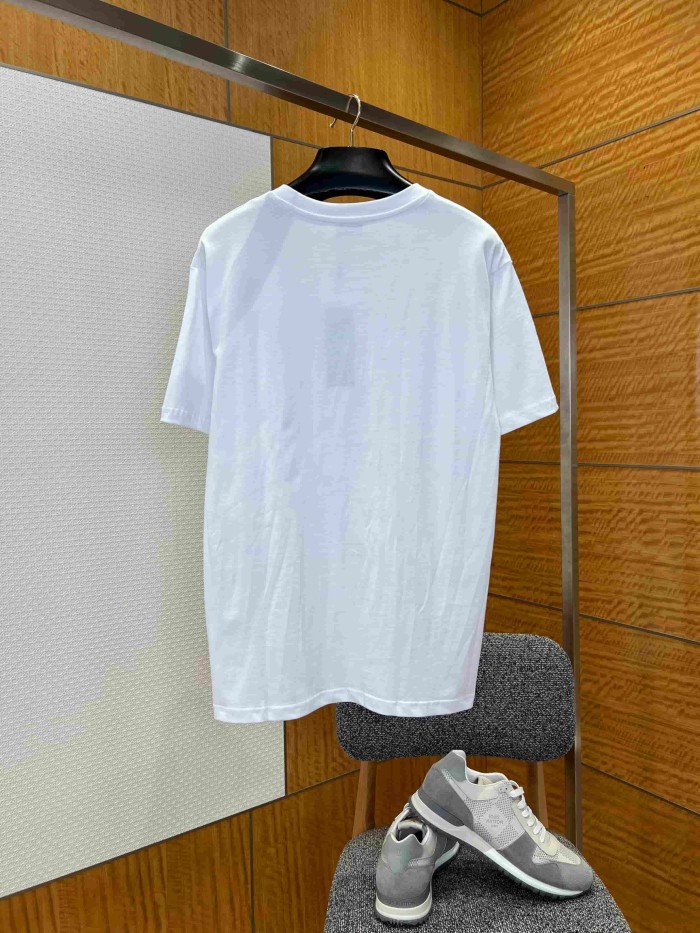 1:1 quality version Combed Cotton Classic CD Logo Embroidered T-Shirt 2 colors 29107531