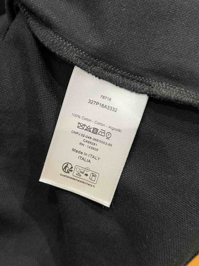 1:1 quality version Pique Cotton Logo Embroidered Short Sleeve Polo Shirt 2 colors 29107518