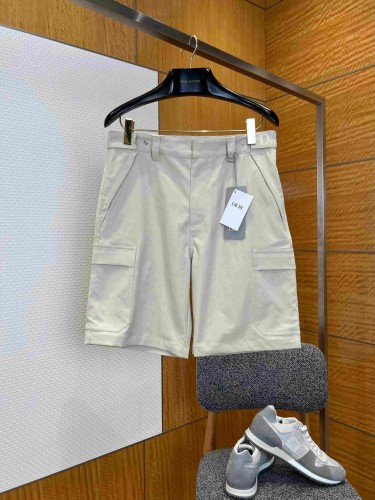 1:1 quality version Letter Embroidered Cargo Casual Straight-Fit Five-Point Shorts 2 colors 29107462