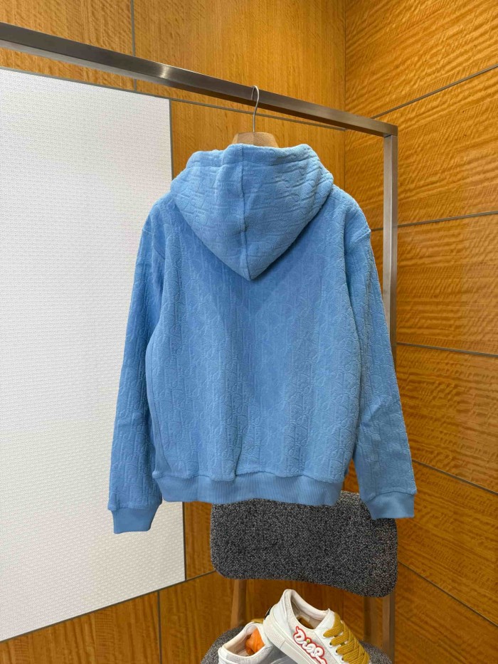 1:1 quality version All-over Jacquard Drawstring Hoodie 4 colors 29107707