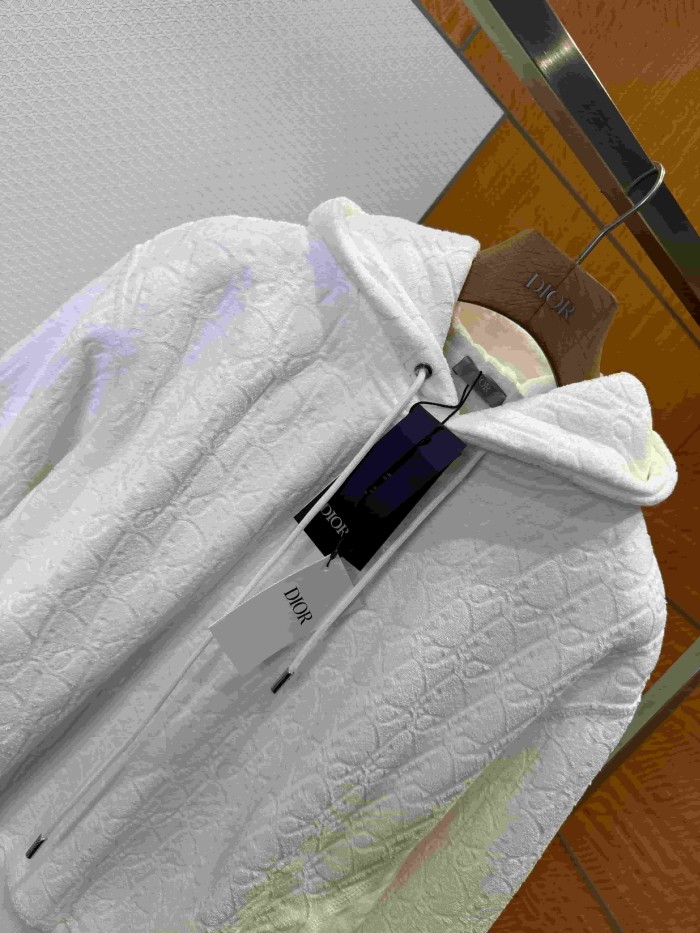 1:1 quality version All-over Jacquard Drawstring Hoodie 4 colors 29107707