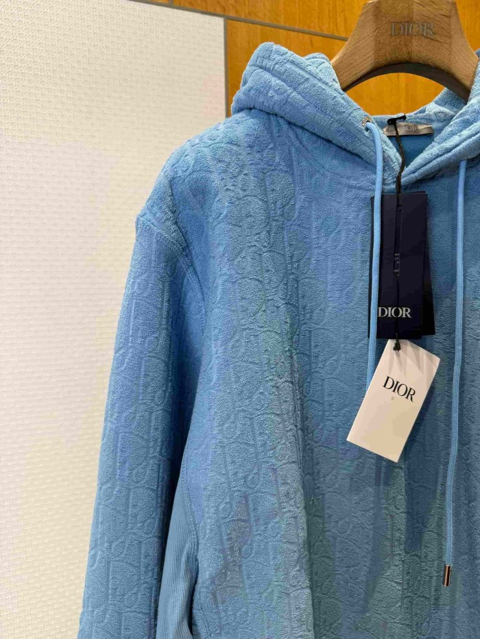 1:1 quality version All-over Jacquard Drawstring Hoodie 4 colors 29107707