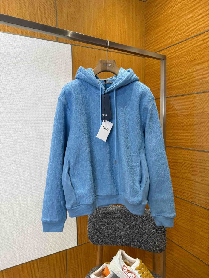 1:1 quality version All-over Jacquard Drawstring Hoodie 4 colors 29107707
