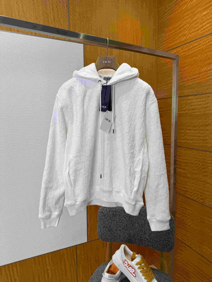 1:1 quality version All-over Jacquard Drawstring Hoodie 4 colors 29107707