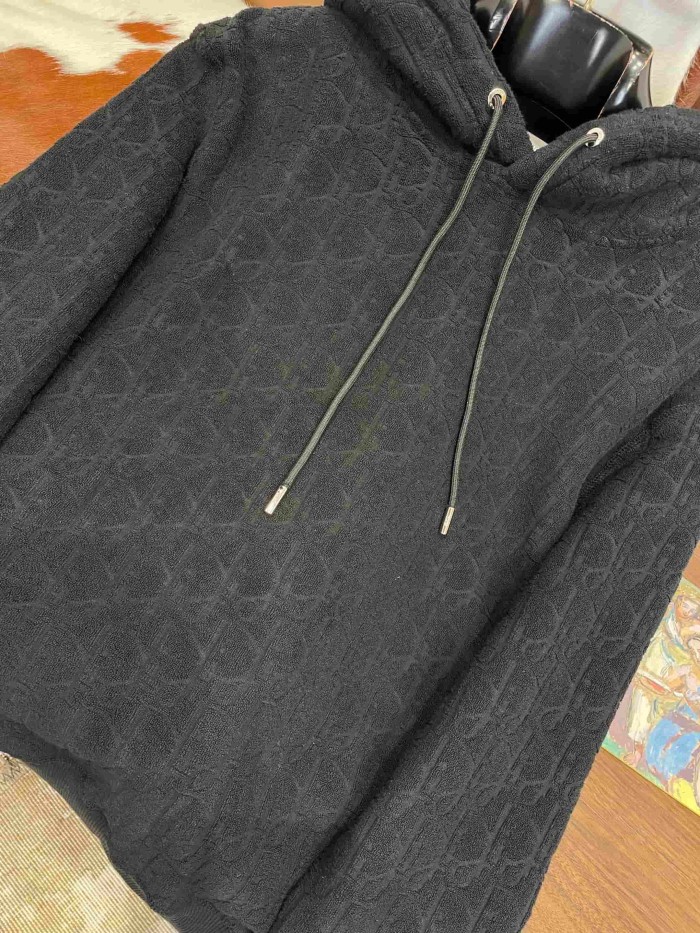 1:1 quality version All-over Jacquard Drawstring Hoodie 4 colors 29107707