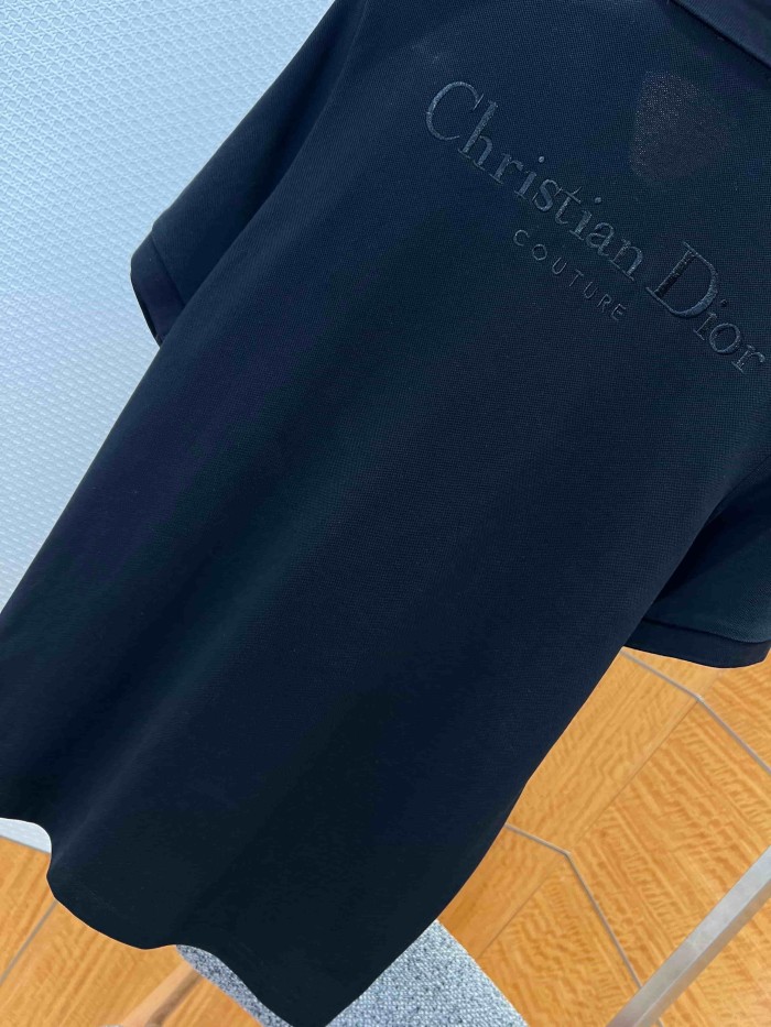 1:1 quality version Pique Cotton Logo Embroidered Short Sleeve Polo Shirt 2 colors 29107518
