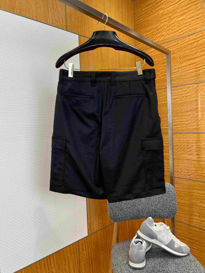 1:1 quality version Letter Embroidered Cargo Casual Straight-Fit Five-Point Shorts 2 colors 29107462