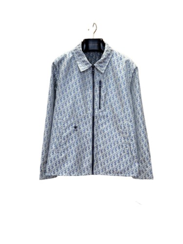 1:1 quality version All-Over Monogram Waterproof Breathable Lapel Collar Jacket 29107525