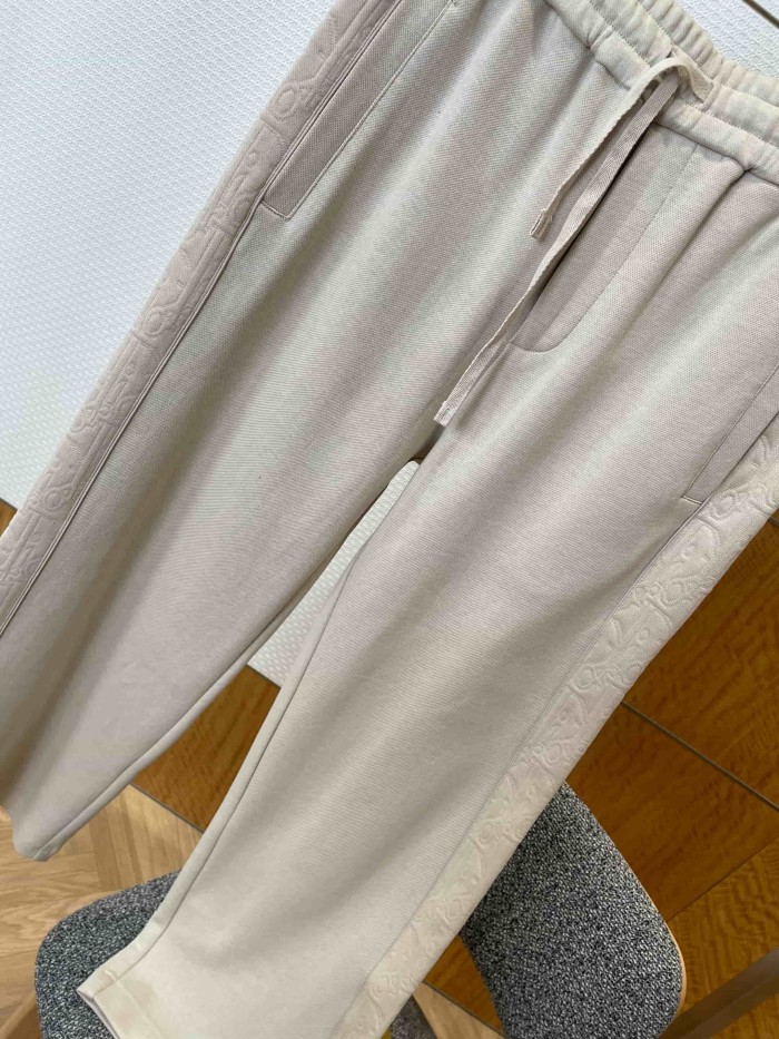 1:1 quality version CD Trim Subtle Jacquard Embroidered Stand Collar Zip Hoodie & Sweatpants Set 2 colors 29107737