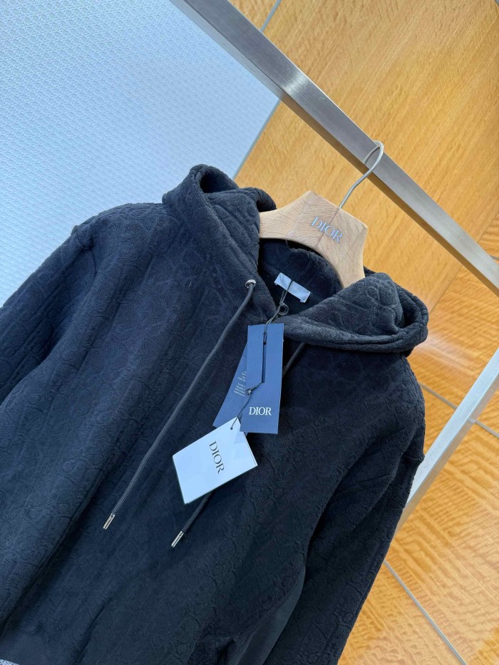 1:1 quality version All-over Jacquard Drawstring Hoodie 4 colors 29107707
