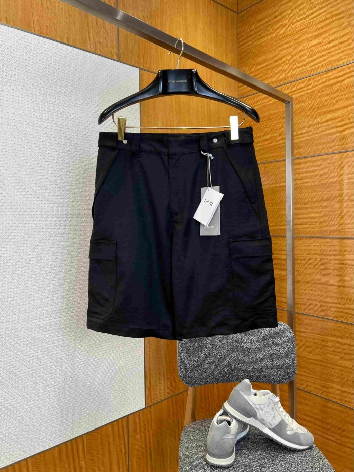1:1 quality version Letter Embroidered Cargo Casual Straight-Fit Five-Point Shorts 2 colors 29107462