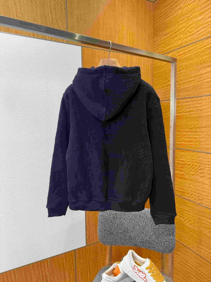 1:1 quality version All-over Jacquard Drawstring Hoodie 4 colors 29107707