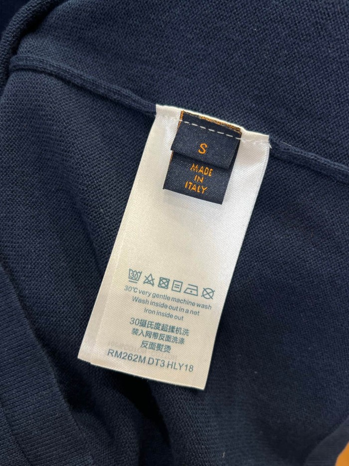 1:1 quality version Classic Embroidered Logo Knit T-Shirt 4 colors 29107800