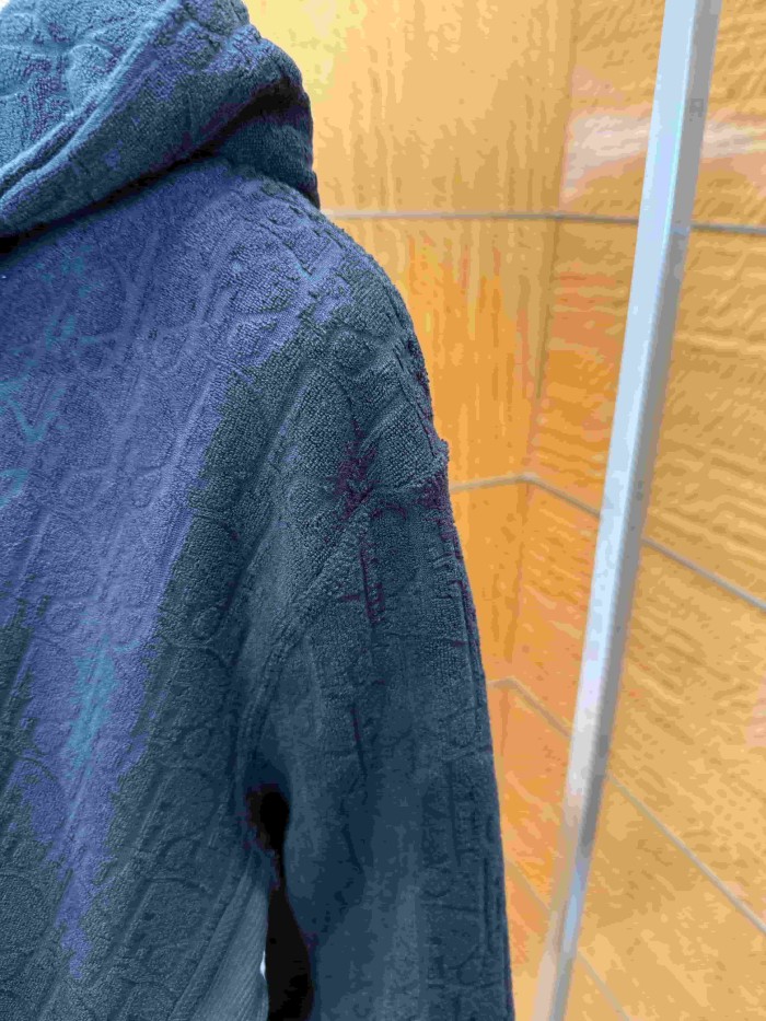 1:1 quality version All-over Jacquard Drawstring Hoodie 4 colors 29107707