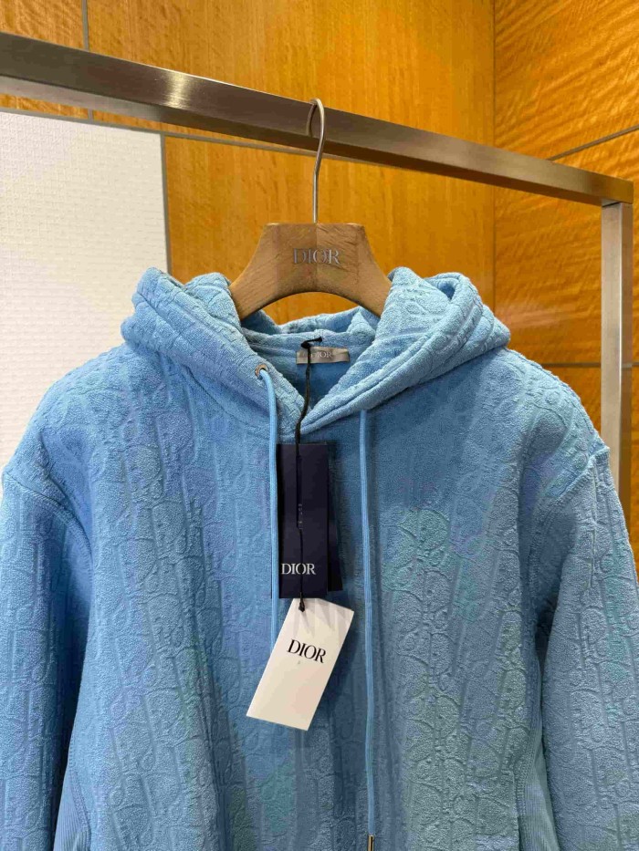 1:1 quality version All-over Jacquard Drawstring Hoodie 4 colors 29107707