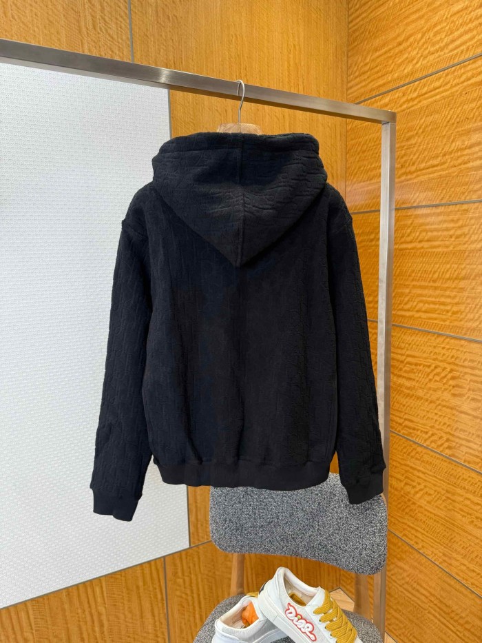 1:1 quality version All-over Jacquard Drawstring Hoodie 4 colors 29107707