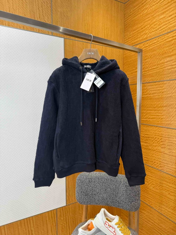 1:1 quality version All-over Jacquard Drawstring Hoodie 4 colors 29107707
