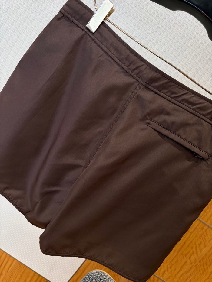 1:1 quality version Triangle Spliced Checkerboard Logo Drawstring Casual Shorts 2 colors 29107825