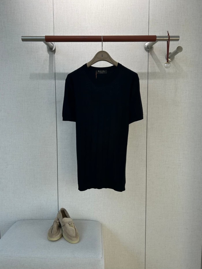 1:1 quality version Vertical Stripe Crew Neck Knit Tee 6 colors 29111178