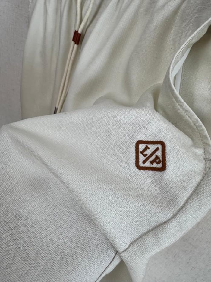1:1 quality version Drawstring Brown Leather Buckle Embroidery Shorts 4 colors 29111027
