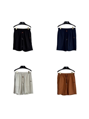 1:1 quality version Drawstring Brown Leather Buckle Embroidery Shorts 4 colors 29111027