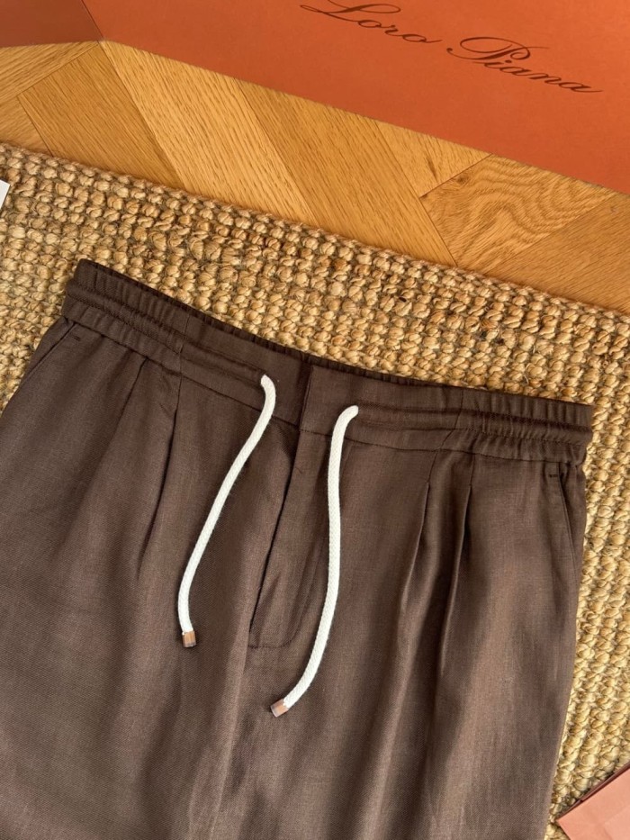 1:1 quality version Linen Blend Casual Shorts 3 colors 29111028