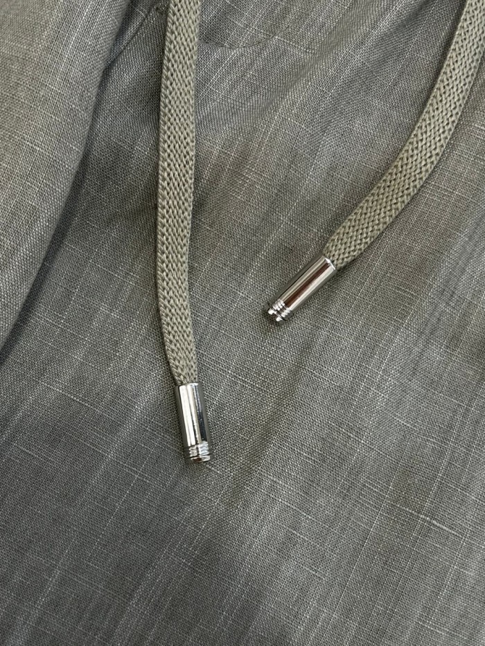 1:1 quality version Linen Blend Drawstring Casual Pants 3 colors 29110846