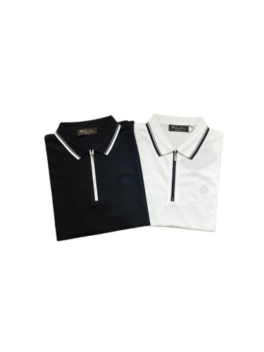 1:1 quality version Color Block Collar Half Zip Polo Shirt 2 colors 29111168
