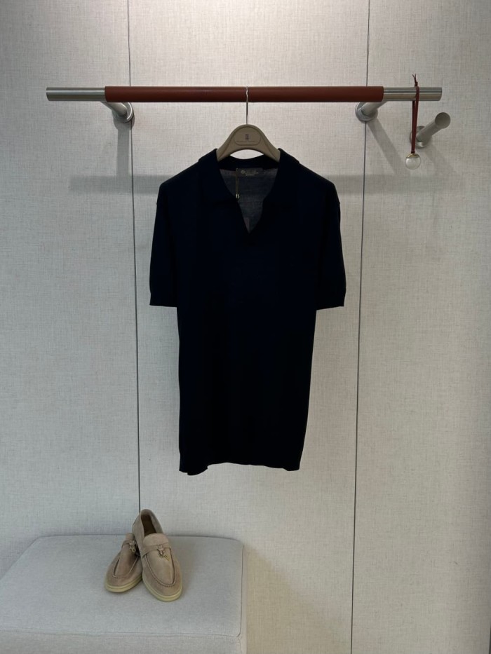 1:1 quality version Classic V-Neck Knit Polo Shirt 7 colors 29111172