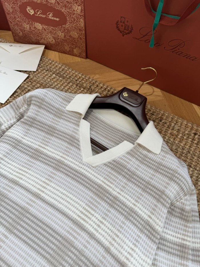 1:1 quality version ZG Striped Polo Shirt 29110844