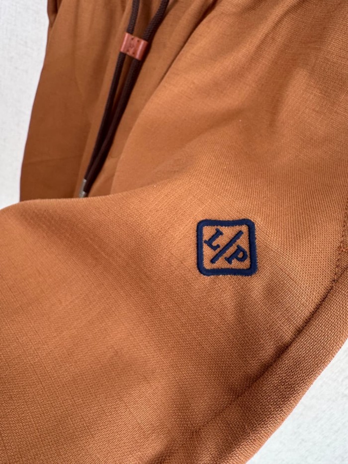 1:1 quality version Drawstring Brown Leather Buckle Embroidery Shorts 4 colors 29111027