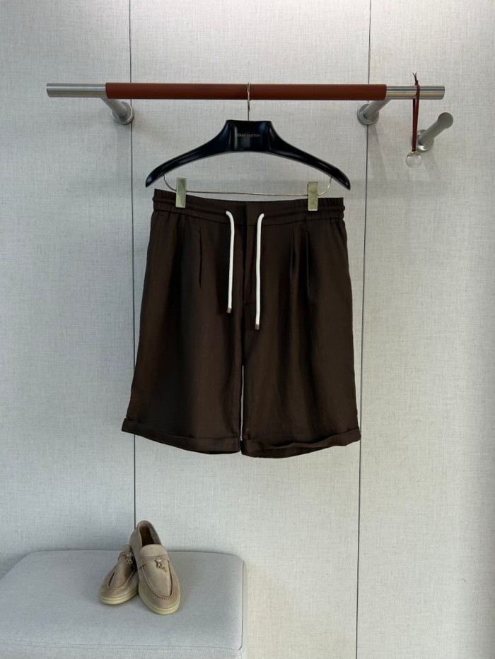 1:1 quality version Linen Blend Casual Shorts 3 colors 29111028