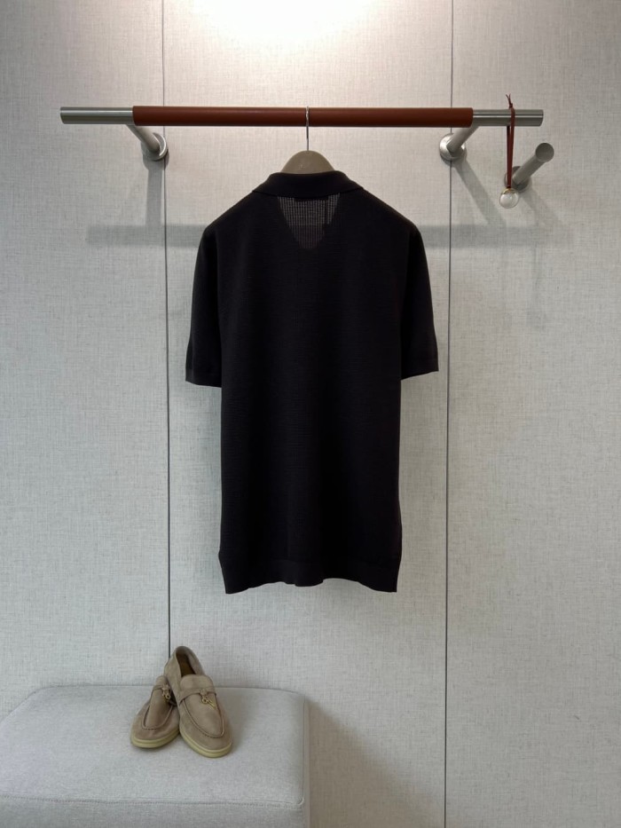 1:1 quality version Waffle Texture Polo Shirt 3 colors 29111171