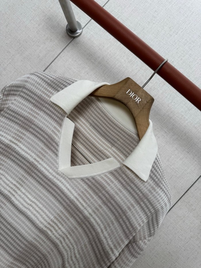 1:1 quality version ZG Striped Polo Shirt 29110844