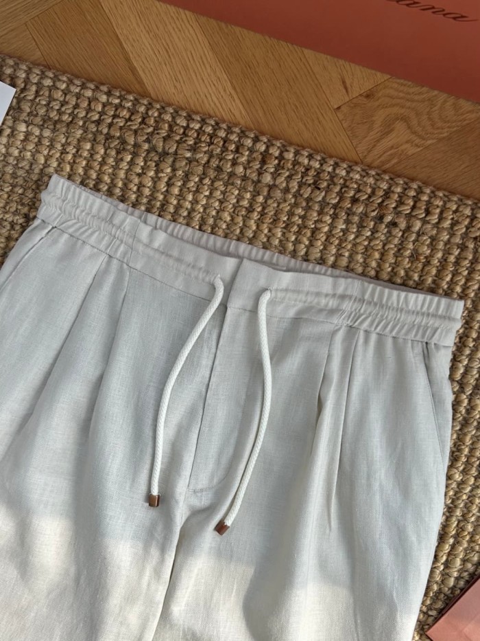 1:1 quality version Linen Blend Casual Shorts 3 colors 29111028