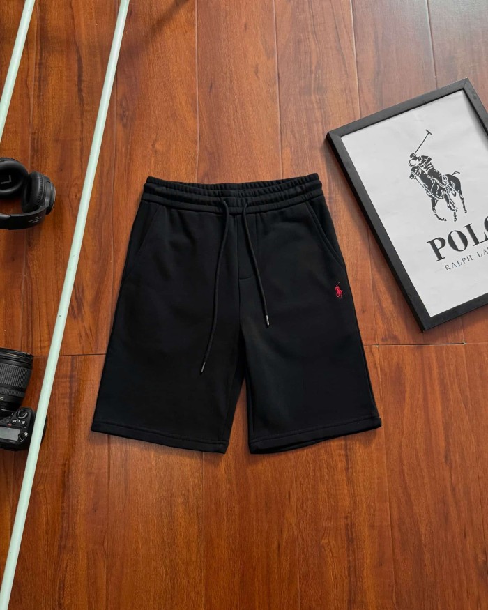Black & Red Pony Embroidered Casual Sports Shorts 10 colors 29111776
