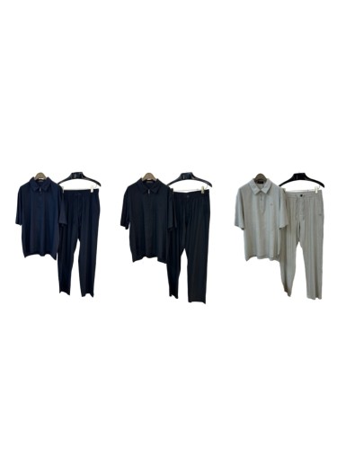 1:1 quality version Half-Zip Casual Polo Tee & Pants Set 3 colors 29111032