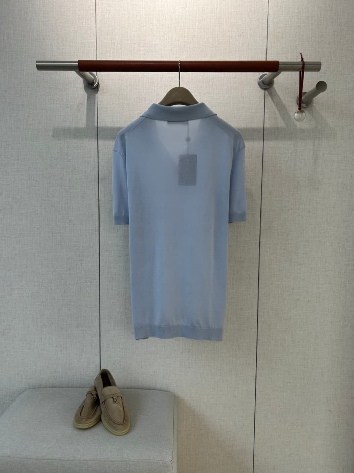 1:1 quality version Classic V-Neck Knit Polo Shirt 7 colors 29111172
